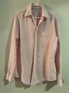Brooks Brothers Light Pink Long-Sleeve Button-Down Shirt